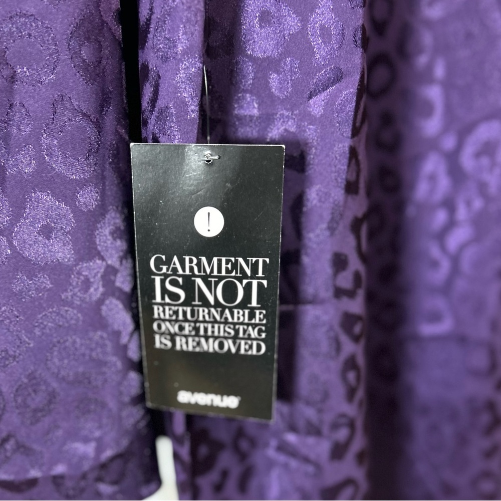 NEW Avenue Evening Dress 22/24 Purple Whimsagoth Fairy Flowy Feminine - Picture 7 of 10